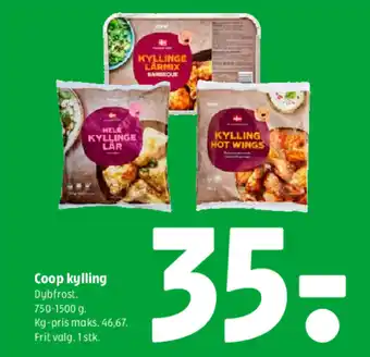 Coop 365 Coop kylling tilbud