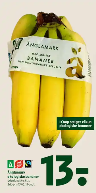 Coop 365 Änglamark økologiske bananer tilbud