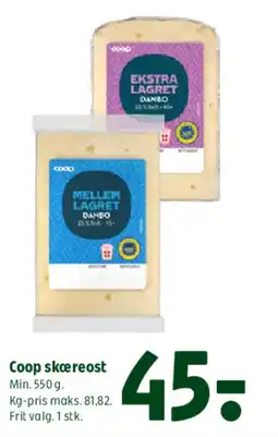 Coop 365 Coop skæreost tilbud