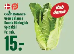 Min Købmand Grøn Balance Dansk Økologisk Spidskål tilbud