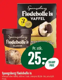 Min Købmand Spangsberg Flødebolle Is tilbud