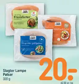 REMA 1000 Slagter Lampe Pølser tilbud