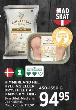 MENY Himmerland hel kylling / dansk kylling tilbud