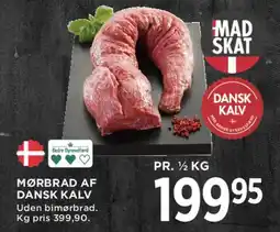 MENY MØRBRAD AF DANSK KALV tilbud