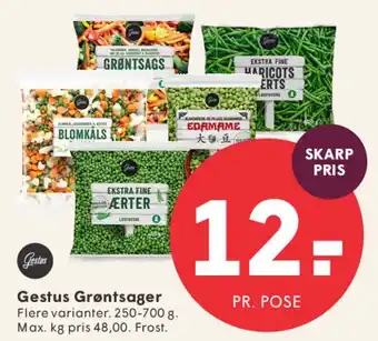 SPAR Gestus Grøntsager tilbud