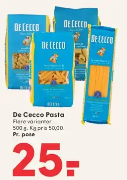 SPAR De Cecco Pasta tilbud