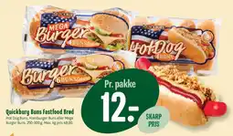 Min Købmand Quickbury Buns Fastfood Brød tilbud