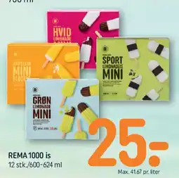 REMA 1000 REMA1000 is (mini/pinde) tilbud