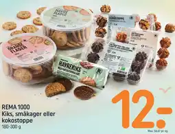 REMA 1000 Kiks, småkager eller kokostoppe tilbud