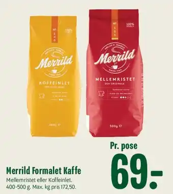 Merrild Formalet Kaffe