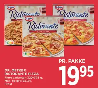 MENY Dr. Oetker Ristorante pizza tilbud