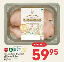 SPAR Himmerland Brystfilet af Dansk Kylling tilbud