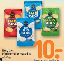 REMA 1000 Nordthy - mini ris- eller majskiks tilbud