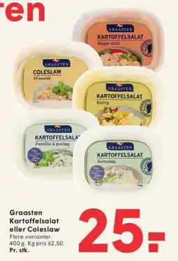 SPAR Graasten Kartoffelsalat eller Coleslaw tilbud