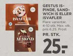 MENY Gestus ispinde, sandwich eller isvafler tilbud