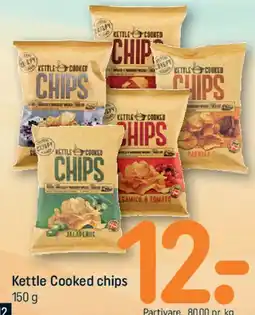 REMA 1000 Kettle Cooked chips tilbud
