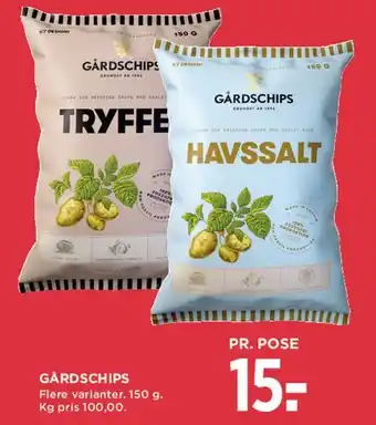 MENY Gårdschips tilbud