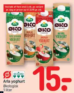 REMA 1000 Arla yoghurt Økologisk tilbud