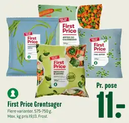 Min Købmand First Price Grøntsager tilbud