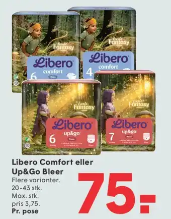 SPAR Libero Comfort eller Up&Go Bleer tilbud