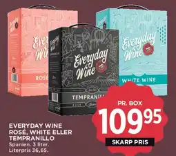 MENY Everyday Wine (Rosé, White eller Tempranillo) tilbud