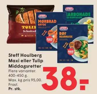 SPAR Steff Houlberg Maxi eller Tulip Middagsretter tilbud