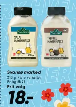 Bilka Svansø mayonnaise tilbud