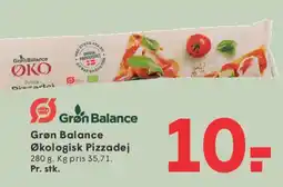 SPAR Grøn Balance Økologisk Pizzadej tilbud
