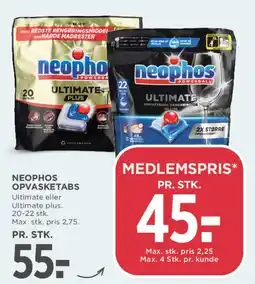 MENY Neophos opvasketabs tilbud