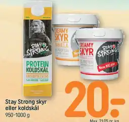 REMA 1000 Stay Strong skyr eller koldskål tilbud