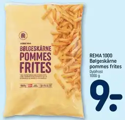 REMA 1000 REMA 1000 Bølgeskårne pommes frites tilbud