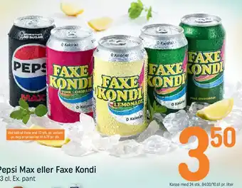 REMA 1000 Pepsi Max eller Faxe Kondi tilbud