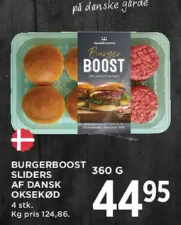 MENY BurgerBoost Sliders af dansk oksekød tilbud