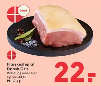 SPAR Flæskesteg af Dansk Gris tilbud