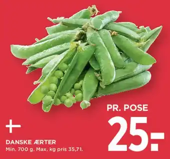 MENY Danske ærter tilbud