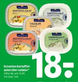 Coop 365 Graasten kartoffelsalat eller salater tilbud