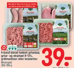 REMA 1000 Friland dansk hakket grisekød tilbud