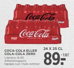 MENY Coca‑Cola 24 x 25 cl tilbud