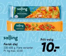 Bilka Solling fersk dej tilbud