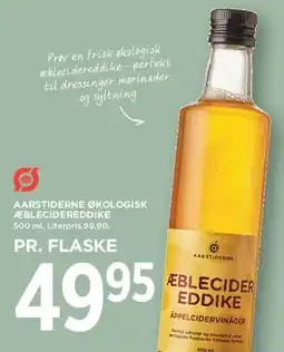 MENY AARSTIDERNE ØKOLOGISK ÆBLECIDEREDDIKE tilbud