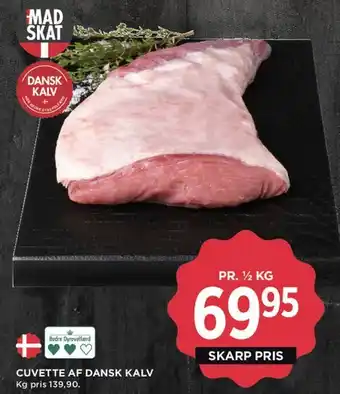 MENY CUVETTE AF DANSK KALV tilbud
