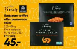 Bilka Panerede rejer / rødspættefilet tilbud