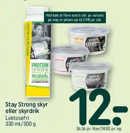 REMA 1000 Stay Strong skyr / skyrdrik tilbud
