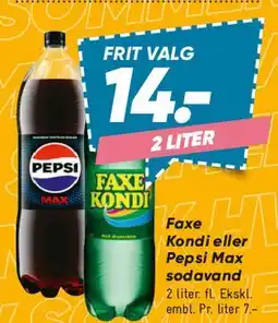 Bilka Sodavand 2 L tilbud