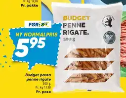 Bilka Budget Penne Rigate tilbud