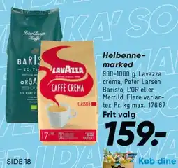 Bilka Helbønne-/hele bønner kaffe tilbud
