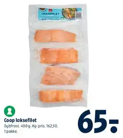 Coop 365 Coop laksfilet tilbud