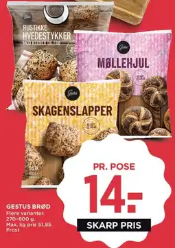 MENY Gestus brød (pose) tilbud