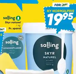 Bilka Salling Skyr naturel tilbud