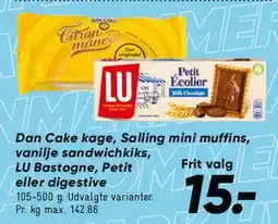 Bilka Dan Cake / LU kager og kiks tilbud